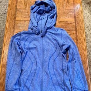 Lululemon Stride Jacket- Full Zip Athletic Hooded Jacket- Size 8
